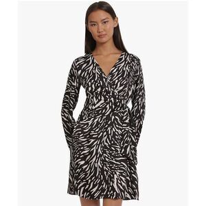Donna Morgan NWT Wrap Look Desk to Dinner Event Occasion Guest Dress Mob Wife